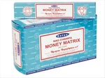 Satya Nag Champa Money Matrix Incense Sticks Signature Fragrance. Fixed Price $12.00.
