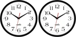 Hippih 2 Pack Silent Wall Clock, 10 Inch Non Ticking Quiet Digital Sweep Decorat. Fixed Price $24.76.