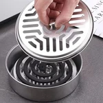 Stainless Steel Mosquito Coil Holder With Lid Portable Incense Burner Ash Catche. Fixed Price $10.99.