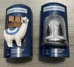 Yankee Candle Home Holiday Light Up Snow Globe & Alpaca Scent Plug Diffusers. Fixed Price $30.00.