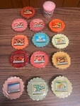 13 Yankee Candle Wax Tarts & Votive Pink Sands Lemon Home Sweet More. Fixed Price $28.00.