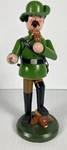 Erzgebirgische Volkskunst Hunter 8.5" Smoker German Wood Incense / As. Fixed Price $30.00.