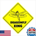 Signmission Dragonfly Crossing Zone Xing Indoor/outdoor 14 Tall Wings. Fixed Price $23.26.