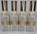 4 Bath & Body Works White Barn Pumpkin Concentrated Room Spray 1.5 Oz. Fixed Price $38.99.