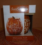 Scentsationals Scented Wax Warmer Welcome Fall Pumpkin - Full Size Plug. Fixed Price $26.75.