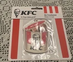 Kentucky Fried Chicken Air Freshener New Car Scent. In Pack. Novelty Item. Fixed Price $14.50.