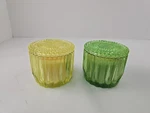 Lot Of 2 Slatkin & Vanilla Coconut Lime Cherry Melon 3 Wick Candles New. Fixed Price $45.13.
