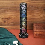 Marble Incense Stick Tower Burner Elephant Carving Round Tealight Candle Stan.... Fixed Price $32.39.