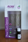Now Foods Metal Touch Ultrasonic Essential Oil Diffuser + Texas Cedarwood Eo. Fixed Price $36.00.