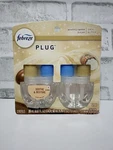 2 Pk Febreze Plug Air Freshener Oil Refills Soothe & Restore Warm Sugar Shea. Fixed Price $15.95.