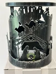 Scentsy Warmer Wrap - Away In Manger Christmas Metal Decor Candle Display Ne. Fixed Price $18.99.