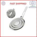 Hic Kitchen Heat Diffuser Reducer Flame Guard With Removable Handle, Stainless. Fixed Price $8.57.