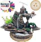 Mountain Waterfall Incense Burner Backfall Holder River, Falls. Fixed Price $42.71.