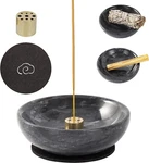 Fasolahome Incense Holder, Beautiful Natural Marble Burner For Black. Fixed Price $25.04.