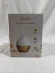 Salking Aromatherapy Mini Ultrasonic Diffuser 100ML Led Essential Oil New Box. Fixed Price $9.49.