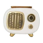 Better Homes & Gardens Retro Radio Wax Warmer White Gold Ceramic Aromatherapy. Fixed Price $35.07.