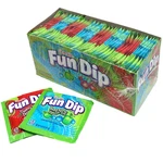 Lik-m-aid Fun Dip 48 Pack Bulk Case, 2 Flavors, Cherry Yum Diddly And Blue. Fixed Price $15.99.