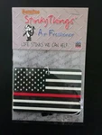 Thin Red Line American Flag Car Air Freshener * Buy 5, Get 1 Free ! Ems Fd. Fixed Price $5.98.