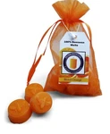 12 Piece Blood Orange Scented Beeswax Melts Hand Poured By Hubbardston Candle. Fixed Price $19.00.