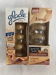 7 Glade Scented Oil Candle Refills Homemade & Cinnamon Gingerbread Retired Nos. Fixed Price $17.95.