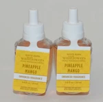 2 Bath & Body Works Pineapple Mango Wallflower Fragrance Refill Bulb Plug Lot. Fixed Price $11.99.