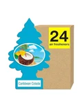 Little Trees Air Freshener 24-PACK (caribbean Colada) U1P-10324. Fixed Price $11.99.