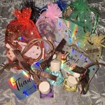 5 Pack Hanging Glass Bottle Air Fresheners Apple Scents, Bags Cards. Fixed Price $30.00.