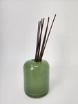 Alassis Bamboo Reed Diffuser, Hand-blown Art Glass Base. Fixed Price $19.95.
