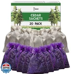 Professor Killamoth Cedar Chips And Lavender Sachets (20 Pack) - Stop Clothes. Fixed Price $34.99.