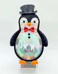 Bath & Body Works Crystal Mr. Penguin Bow Hat Light Up Wallflowers Plug. Fixed Price $21.11.