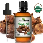 Organic Clove Essential Oil Usda Certified - Aromatherapy 30ML (1OZ). Fixed Price $14.99.