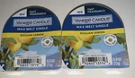 2 Yankee Candle Wax Melt Singles Sicilian Lemon / Packs .8 Oz Each. Fixed Price $9.99.