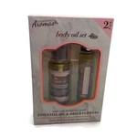 Goldessence Aromas Essential Oil Roll & Bottle Pump Gift Set Rose Lavender. Fixed Price $12.97.