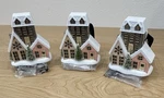 (3) Bath & Body Works Wallflower Holiday Village Projector Of Snowflakes Plug. Fixed Price $79.99.