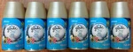 6 Glade Automatic Spray Air Freshener Aqua Waves Sea Salt & Island Flowers. Fixed Price $34.99.