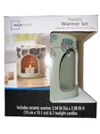 Mainstays Tealight Set,ceramic Warmer, 2 Candles X-mas Nib. Fixed Price $9.99.