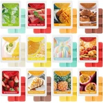 Strn Wax Melts, Soy Cubes Fruit & Food Scented, 12 Packs, Green+yellow. Fixed Price $29.99.