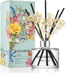 Cocodor Flower Reed Diffuser SET/6.7OZ/WHITE Jasmine/scent With Sticks. Fixed Price $22.81.