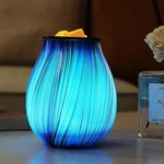 Electric Wax Melt Burner Art Glass Scented Candle Warmer With Timer 7 Led.... Fixed Price $47.91.