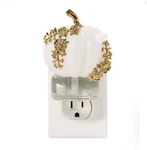 Yankee Candle White Gold Pumpkin Scent Plug Diffuser With Light Sensor Nwt. Fixed Price $24.95.