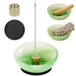 Incense Holder, Multi-purpose Design Agate Burner Ash Catcher With Br.... Fixed Price $34.32.