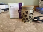 Scentsy Leopard Print Full Size Wax Warmer Tested Works Retired. Fixed Price $34.95.