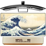 Mpco. Original Large Gaming Desk Mat 36" X 17" Duraglyde Ukiyo-e Great W. Fixed Price $70.22.