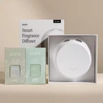 Smart Home Fragrance Diffuser Starter Set With Linens And Surf White Tea Num. Fixed Price $92.00.