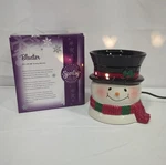 Scentsy 2010 Holiday Collection Bluster Full Size Wax Warmer Snowman. Fixed Price $29.99.