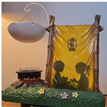 Yankee Candle Tent Campfire Boy Girl Wax Tart Warmer Light Up New Complete. Fixed Price $25.99.