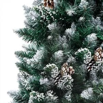 Artificial Pre-lit Christmas Tree With Ball Set And Pine Cones Xmas Vidaxl. Fixed Price $135.99.