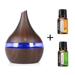 Essential Diffuser - Led Humidifier Mist Aroma Therapy 2 Oils +remote. Fixed Price $15.99.