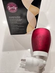 Scentsy Speckled Glitter Cranberry Red Glass Plug-in Mini Nightlight Warmer Nwot. Fixed Price $32.00.