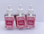 3 Bath & Body Works Frosted Cranberry Wallflowers Home Fragrance Refill 0.8 Oz. Fixed Price $19.95.